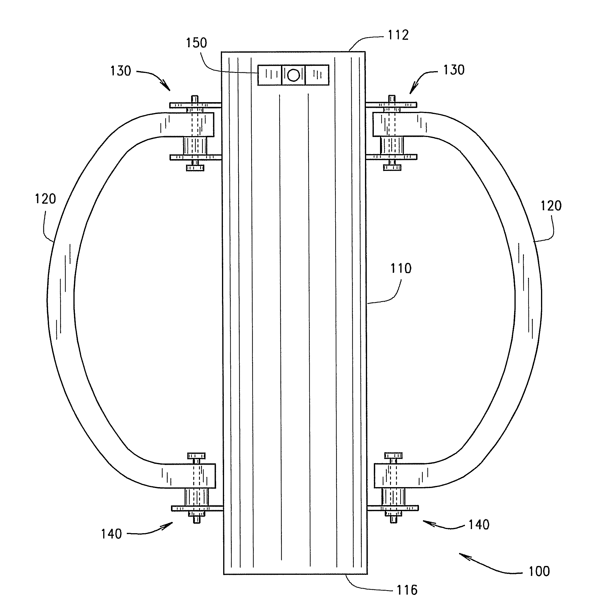 Shock dampening post driver