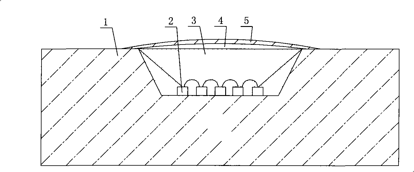 Fluorescent powder, preparation and white radiation LED light source using the fluorescent powder thereof