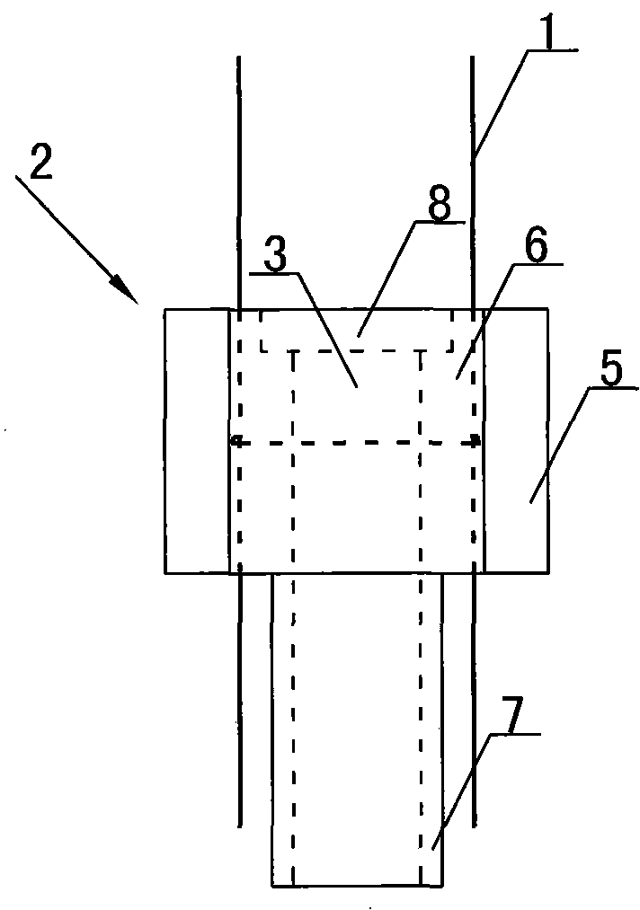 Construction column used for masonry structure and its production method and special precast segment