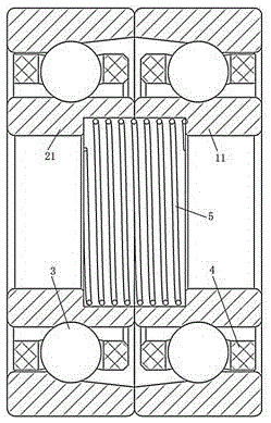 Bearing pair and bearing pair assembly