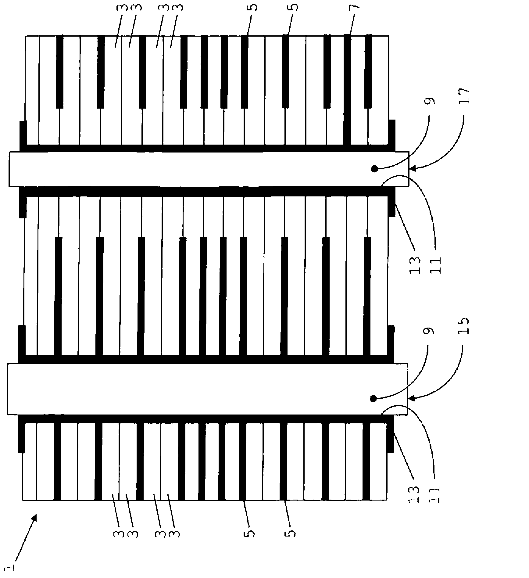 Structured circuit board and method