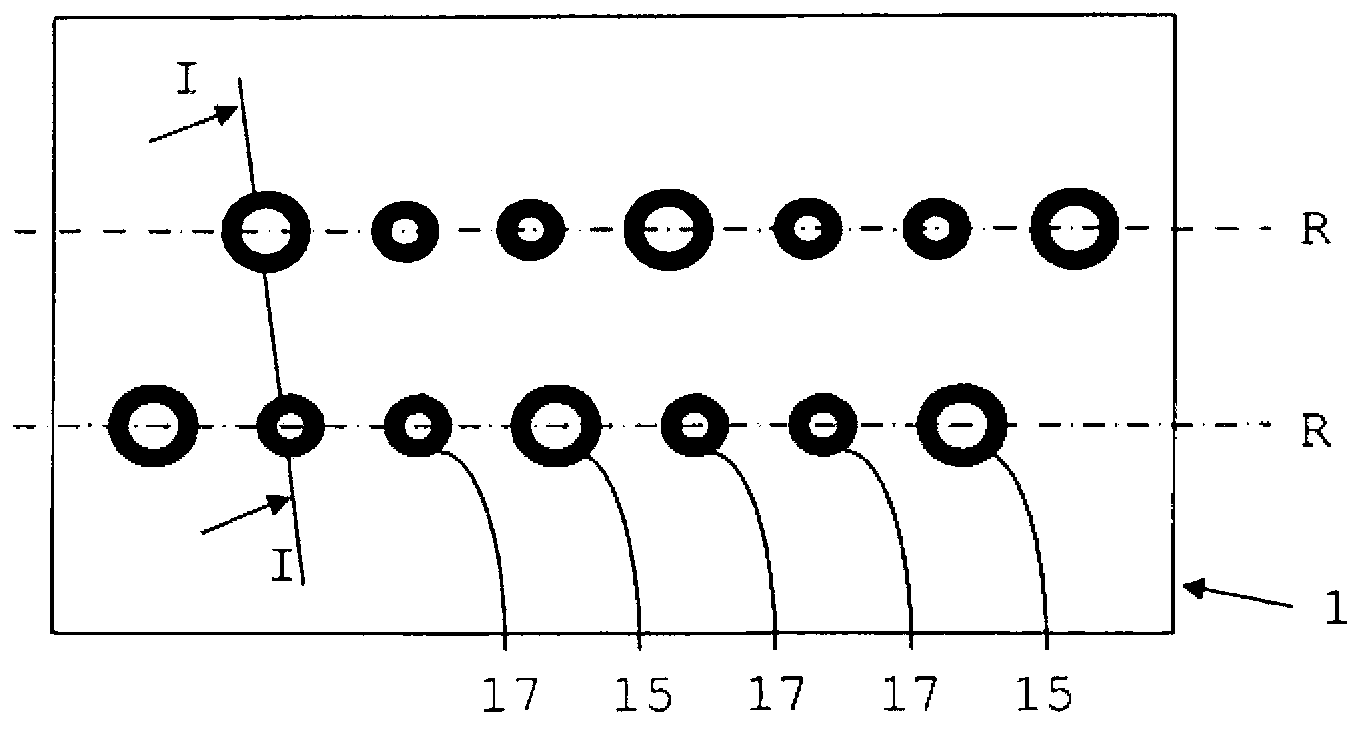 Structured circuit board and method