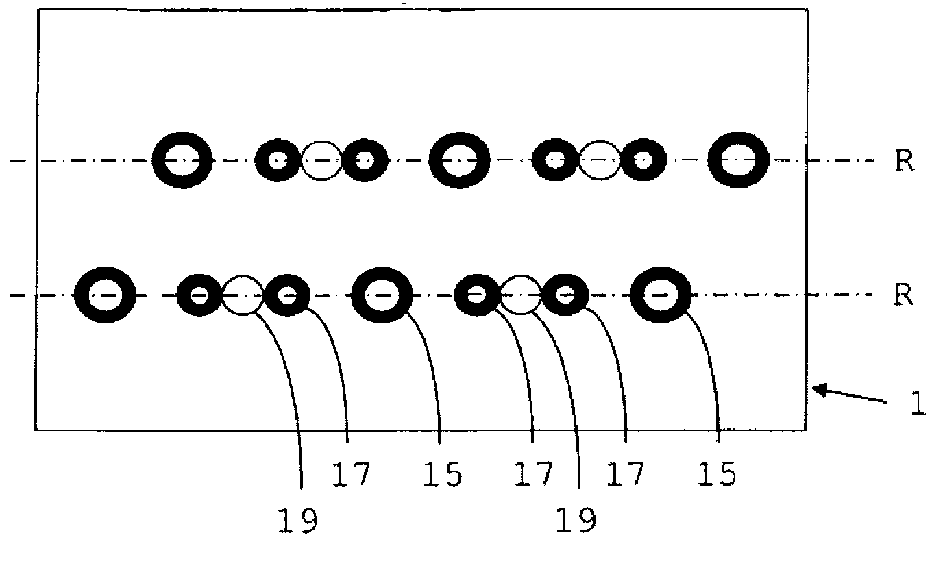 Structured circuit board and method