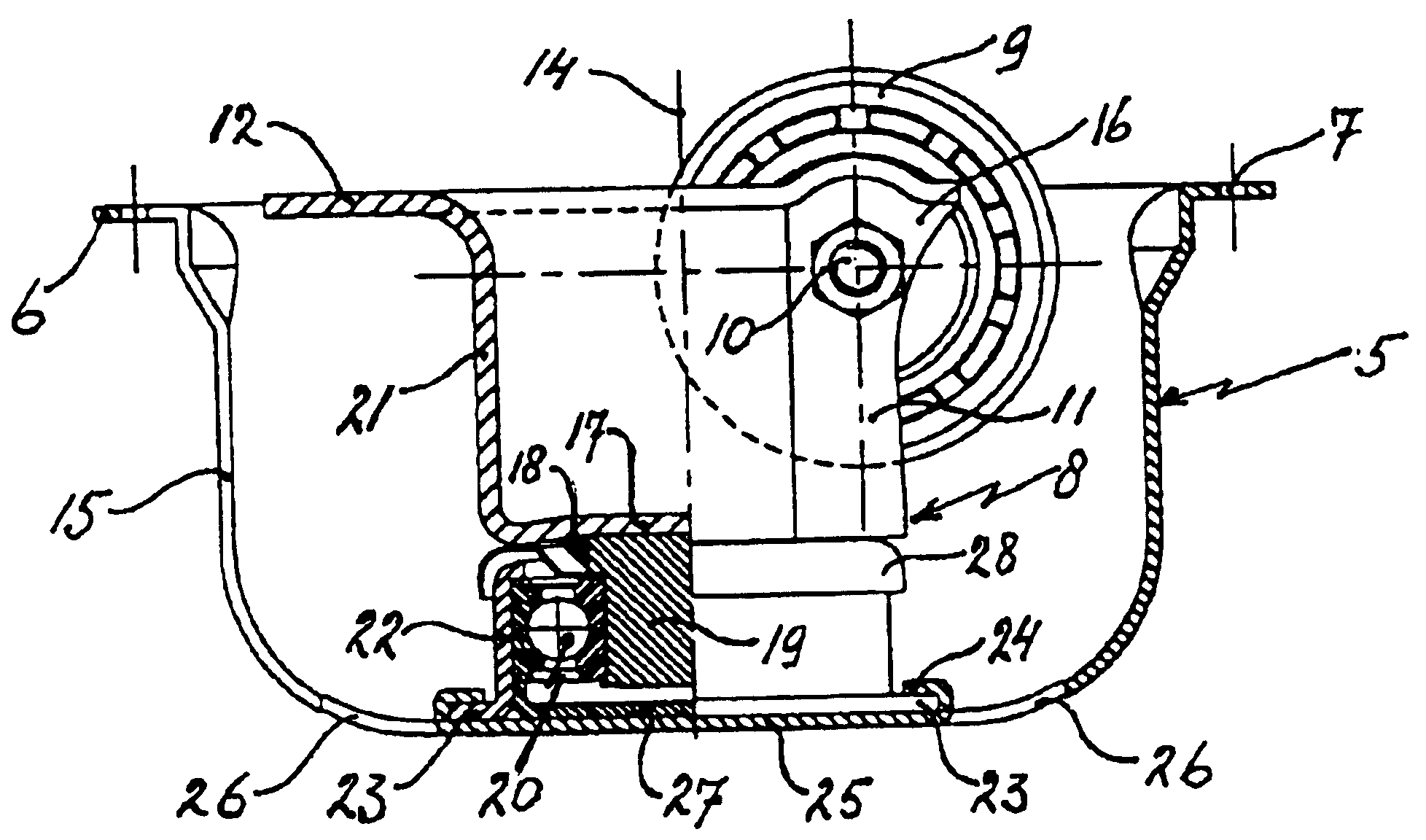 Swivel caster