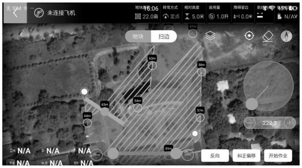 Unmanned aerial vehicle area trajectory planning method and device and readable storage medium