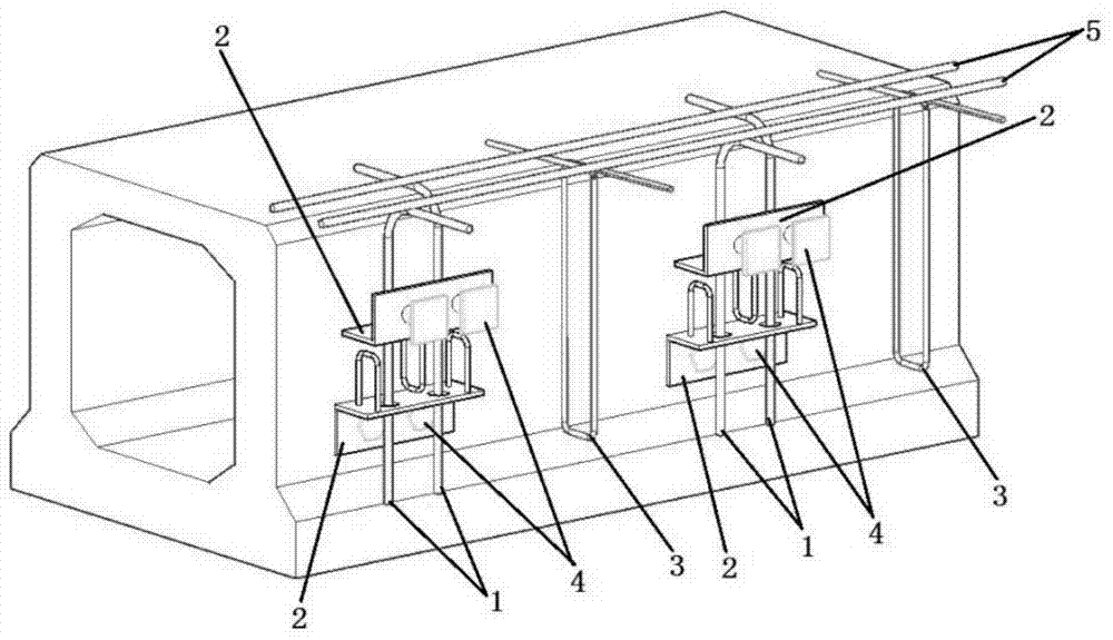 Reinforcing steel bar structure of hinge joint