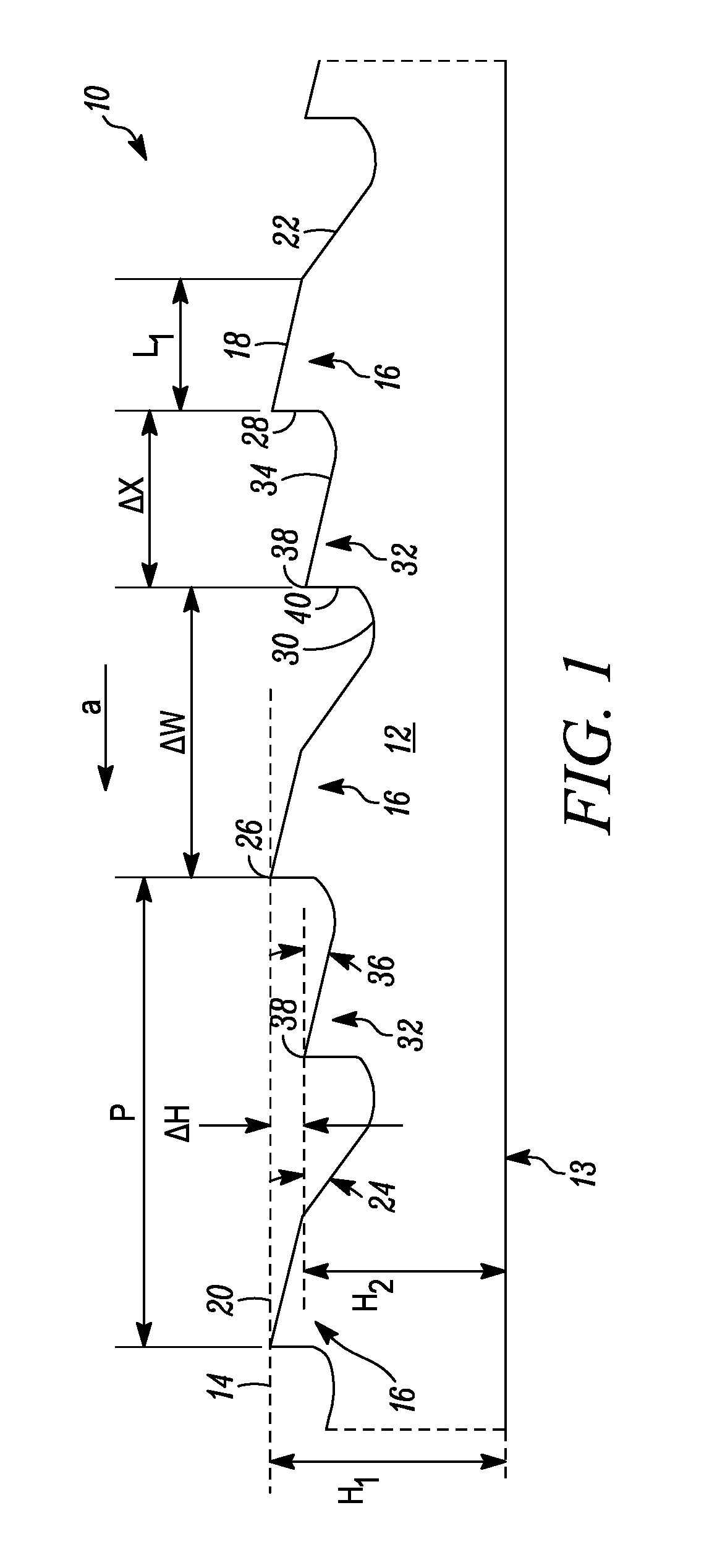 Saw blade with feed limiter