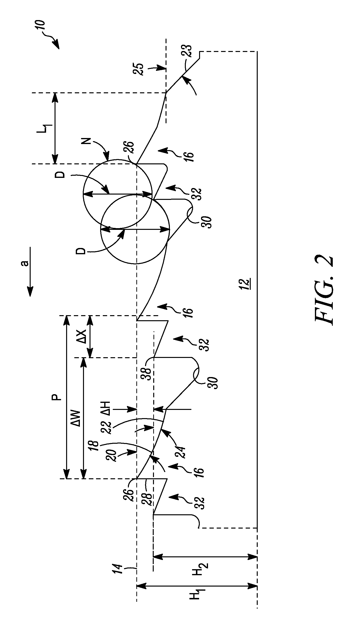 Saw blade with feed limiter