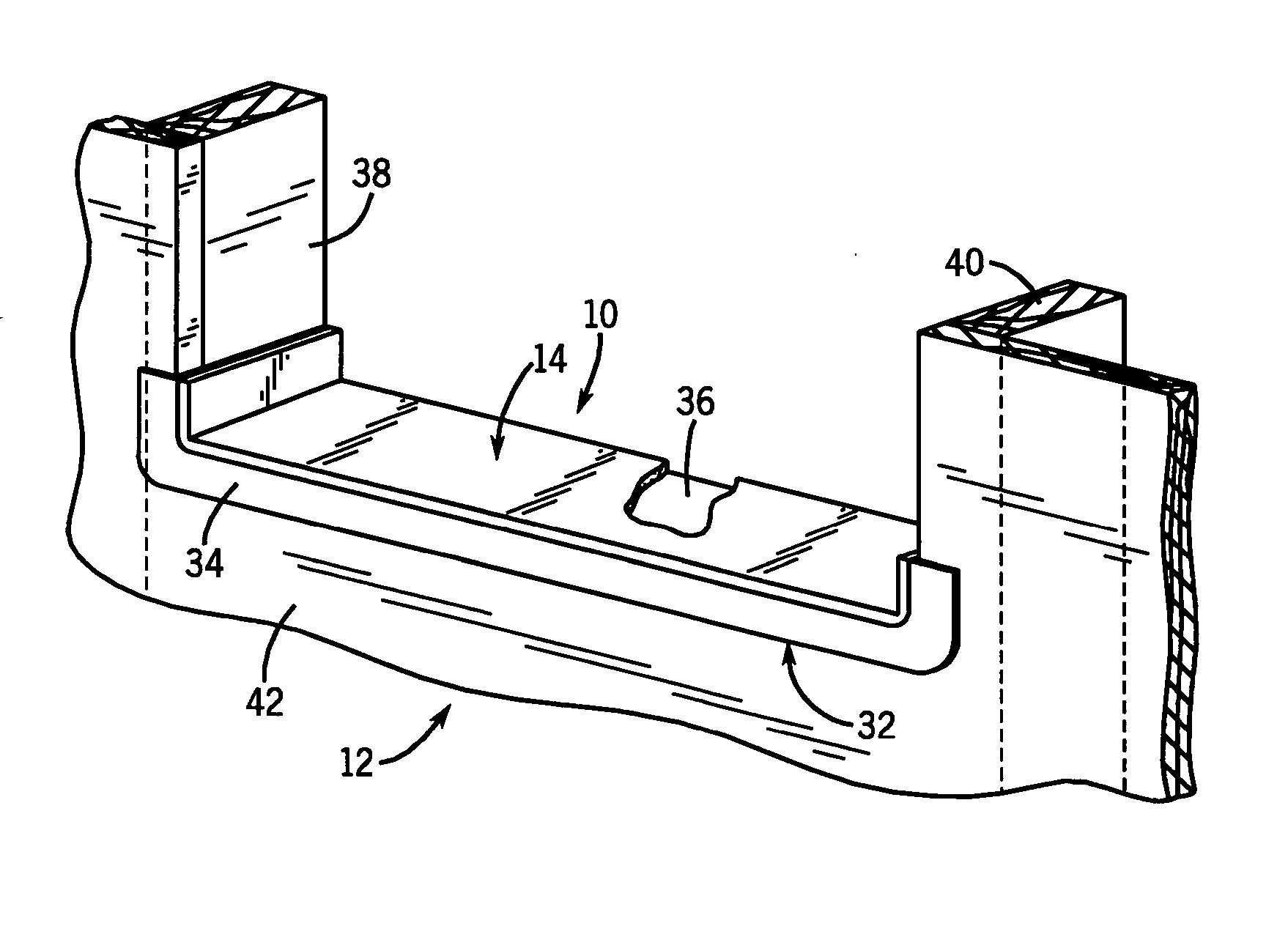 Door and window sill gasket