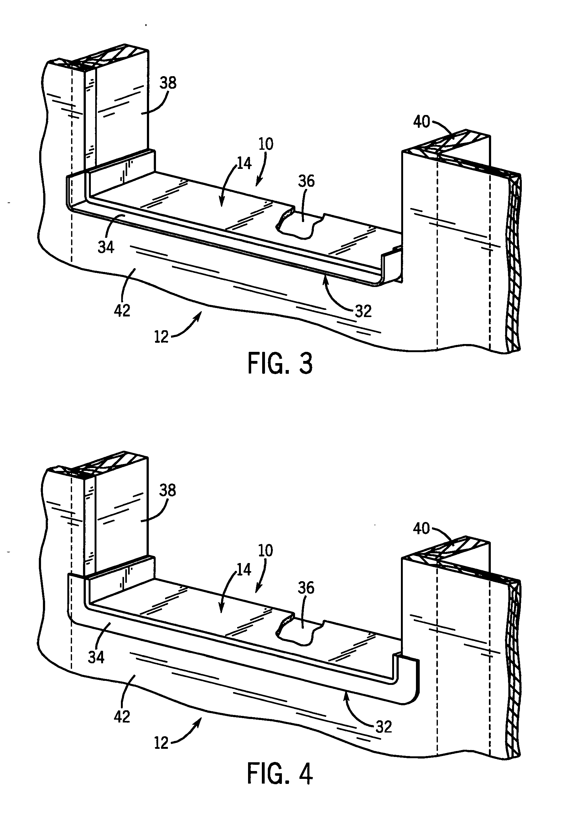 Door and window sill gasket