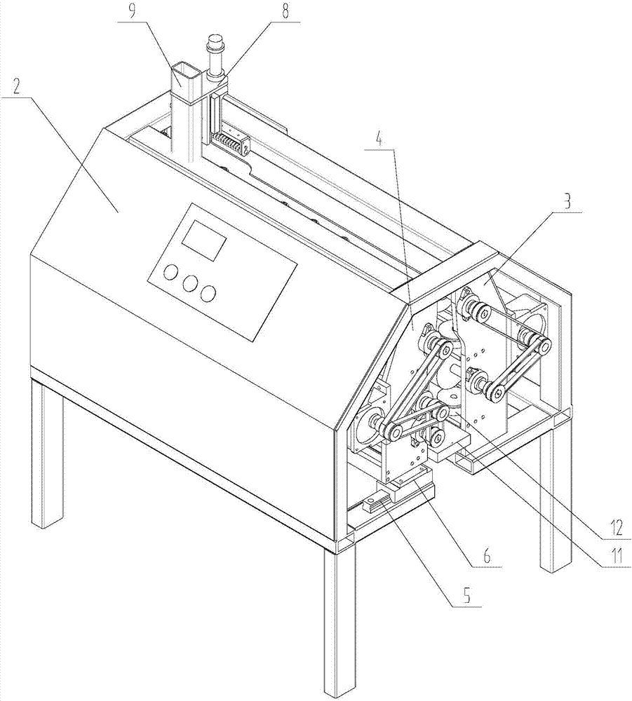 A recycling wine bottle cleaning device