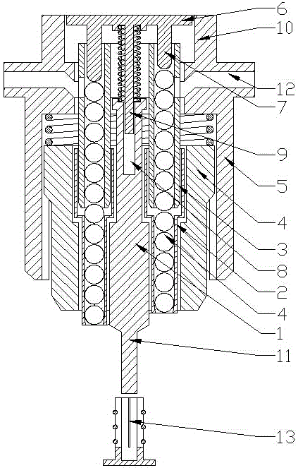 Quick assembling type bearing press-fitting head