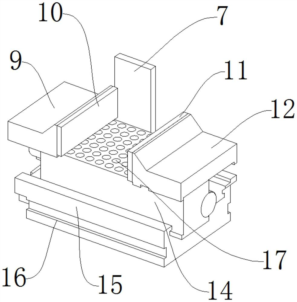 Clamping device and clamping method for processing photoelectric components