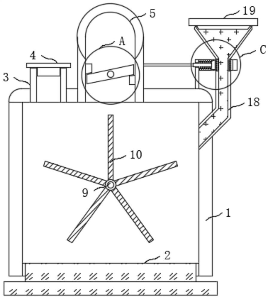 Wet garbage disposal device