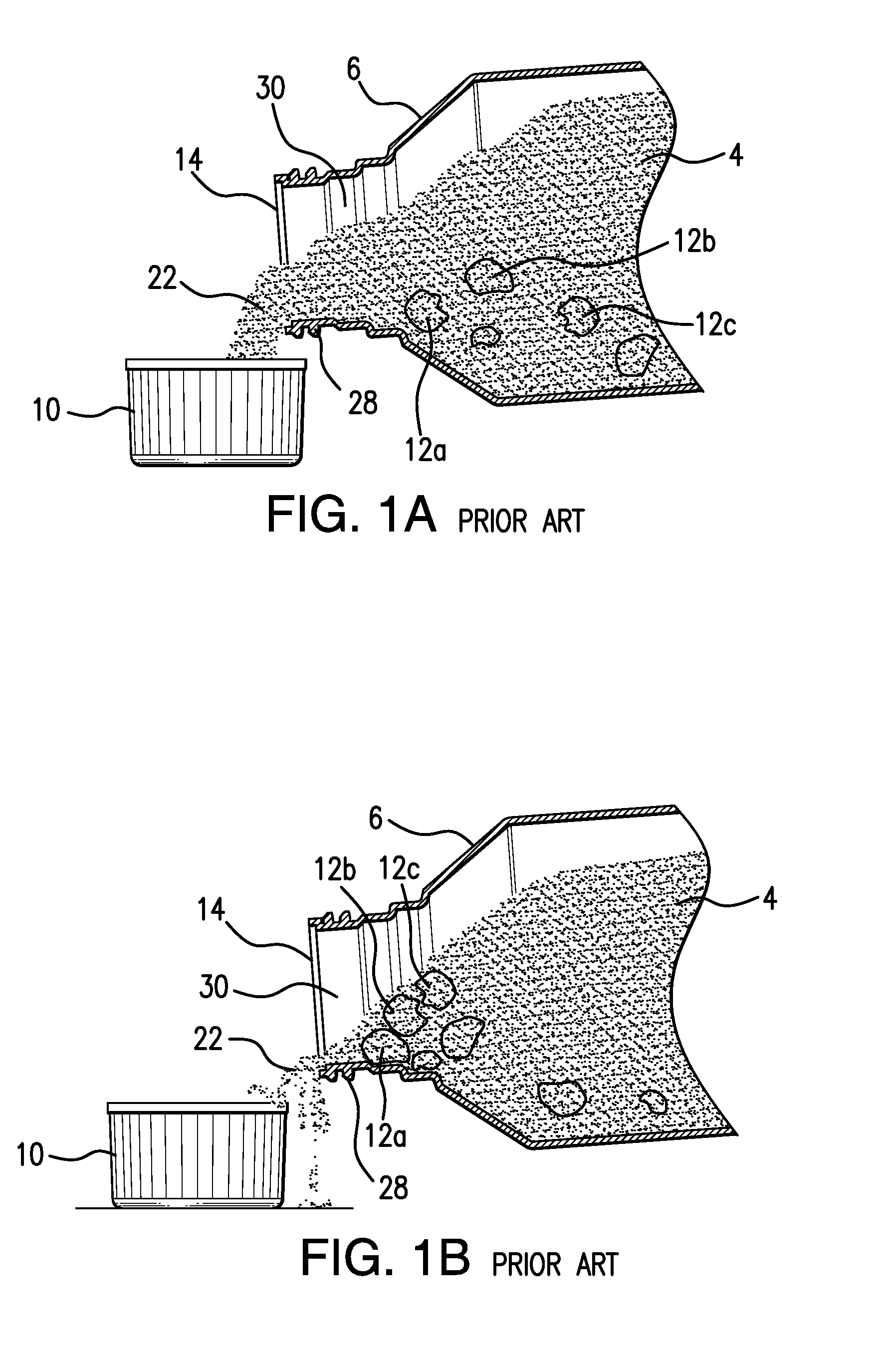 Fitment and container for powdered products, especially powdered products prone to clumping behavior