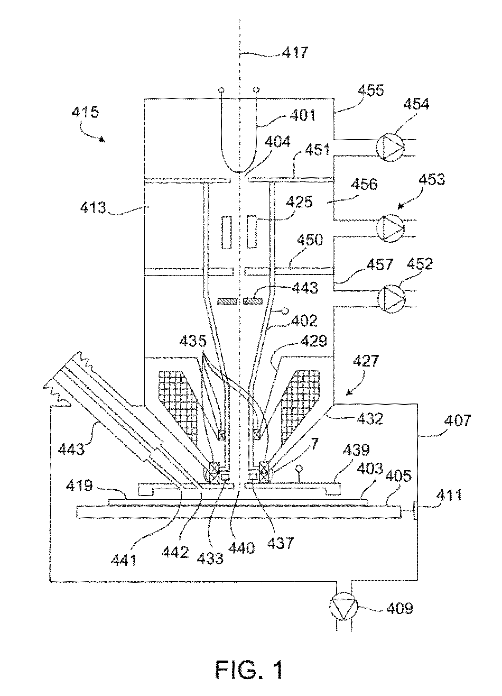 Apparatus and method for investigating and/or modifying a sample