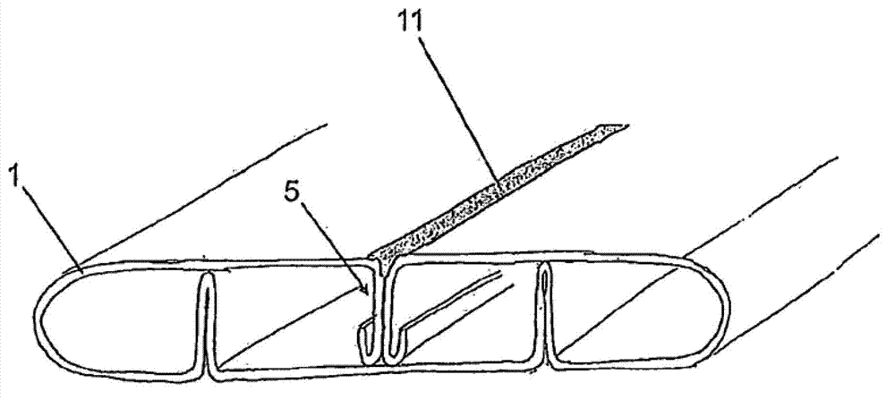 Solderable fluid channel for a heat exchanger of aluminium