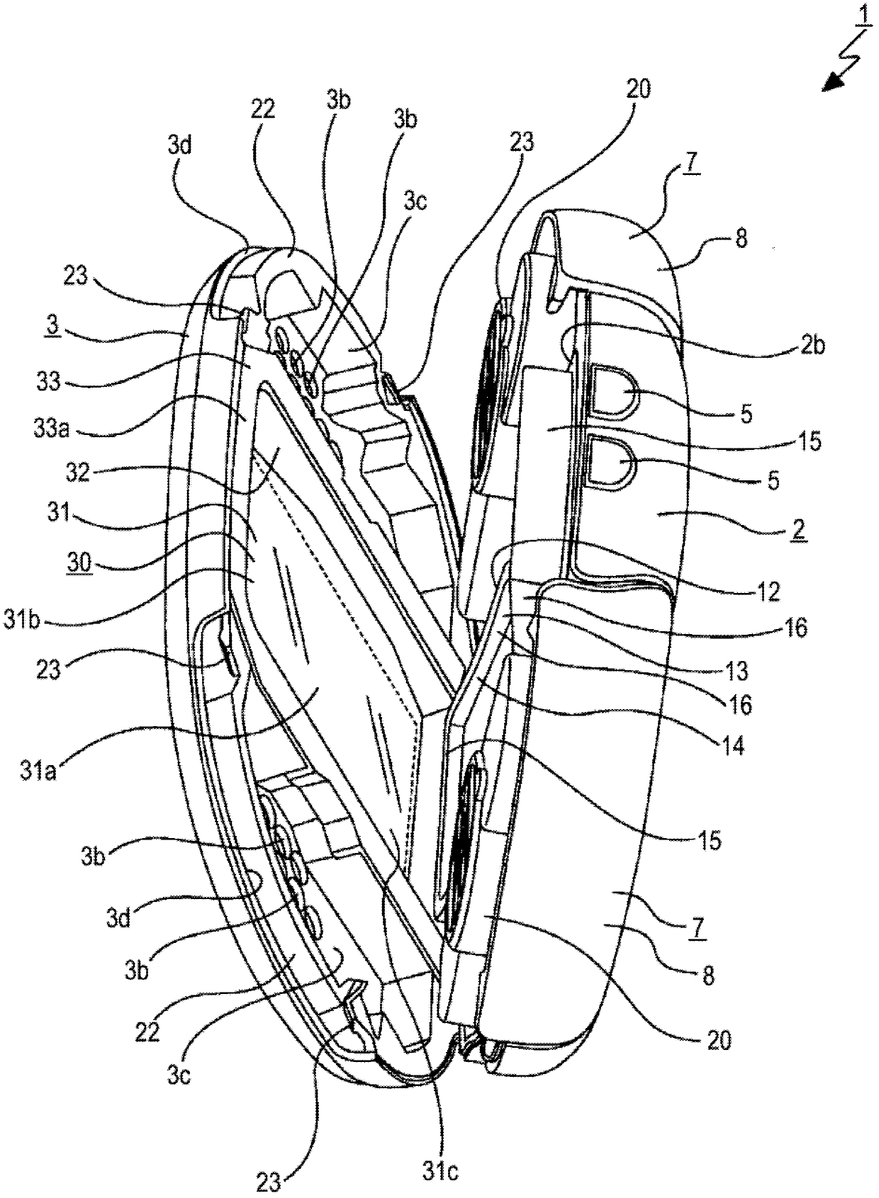 Output device and operation unit cover