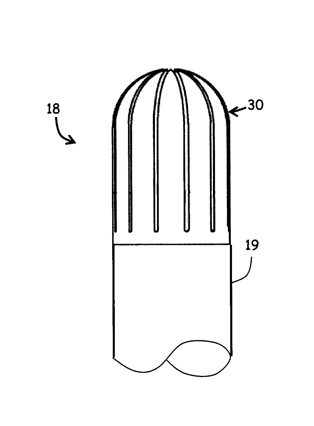 Irrigated finned ablation head