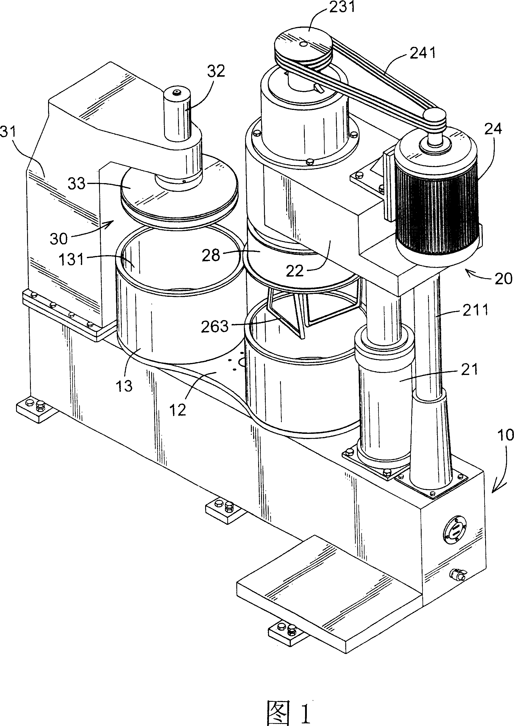 Liquid stirring machine