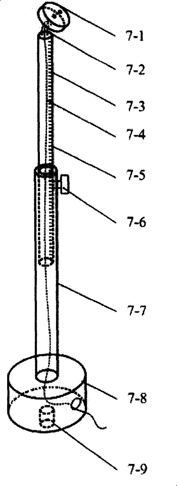 Adjustable photo-optics palm print image acquisition equipment