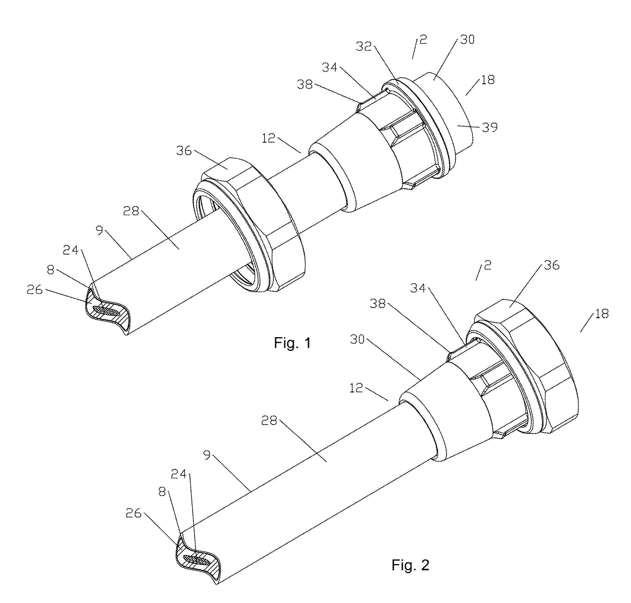 Method of interconnecting a coaxial connector to a coaxial cable via ultrasonic welding