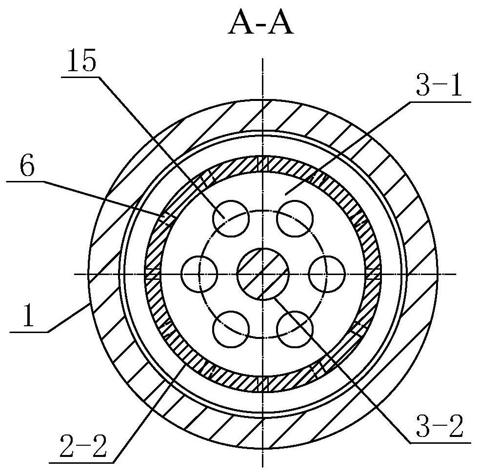 An underwater uniform pressure exhaust launch experiment device