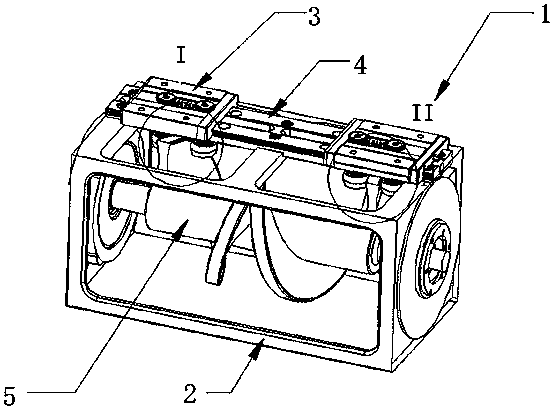 Opening and closing device for intelligent opening and closing door base