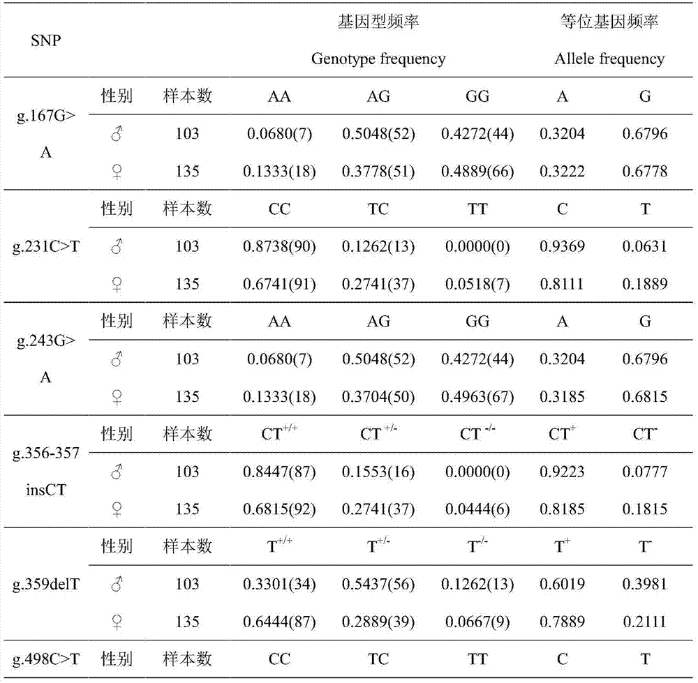 Molecular marker method for detecting low abdominal fat percentage of Gaoyou ducks and application