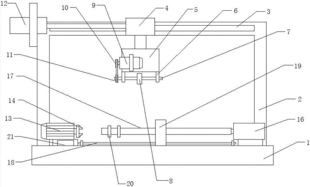 Pipe wall polishing and grinding treatment device