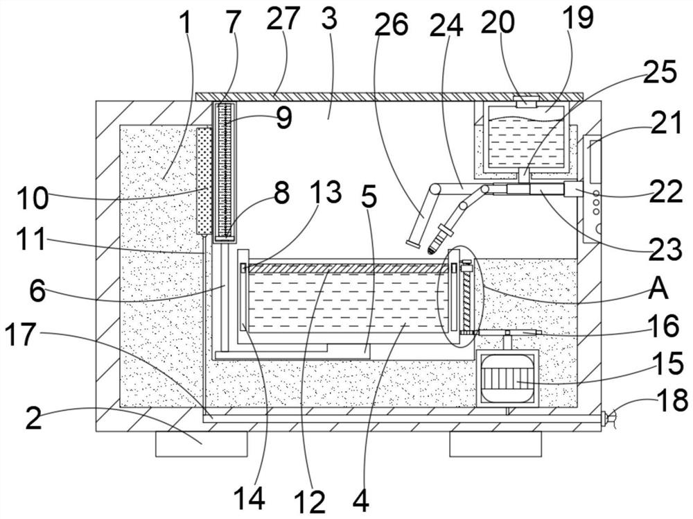 SLA additive manufacturing device convenient to recycle