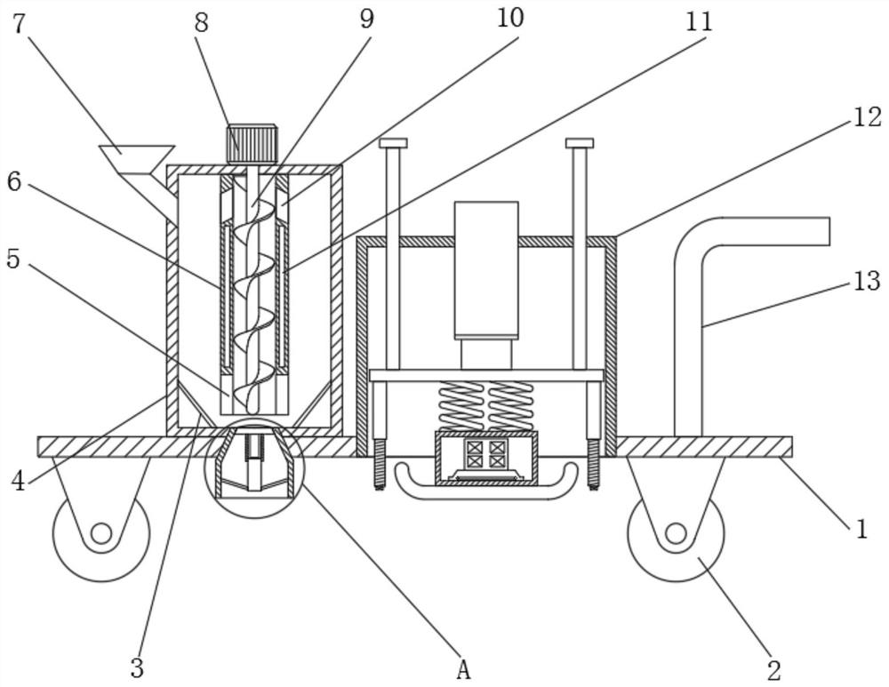 Asphalt pavement repairing device for road repairing