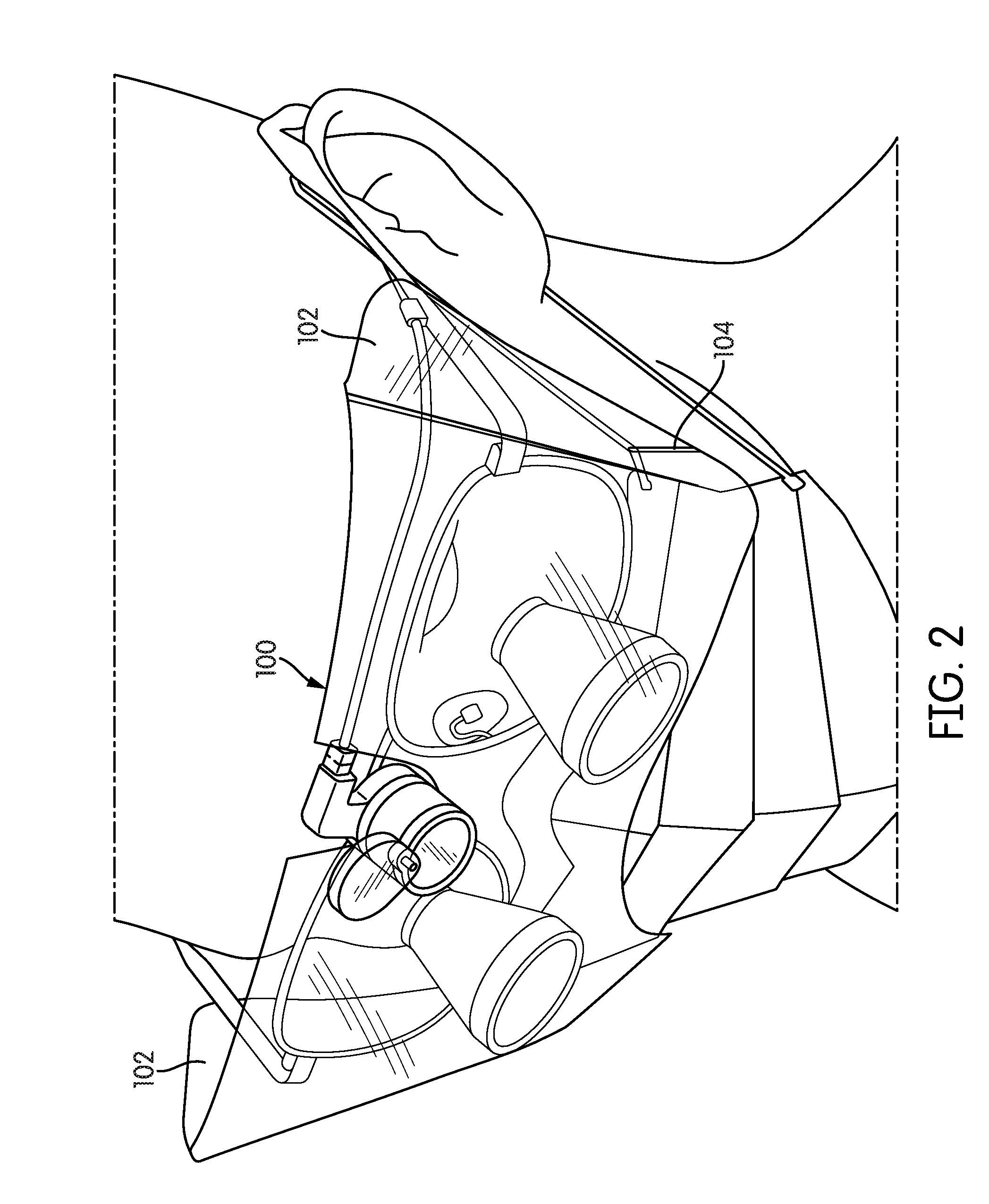 Loupe Light-Compatible Attachable Face Shield