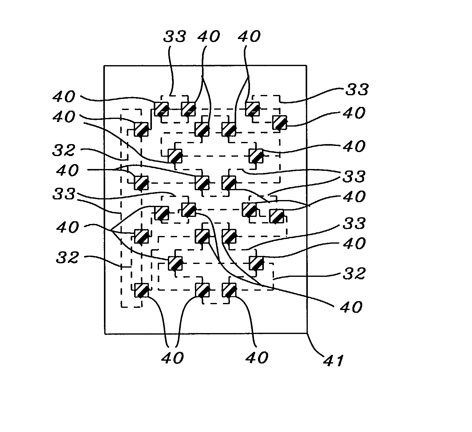 Complementary replacement of material