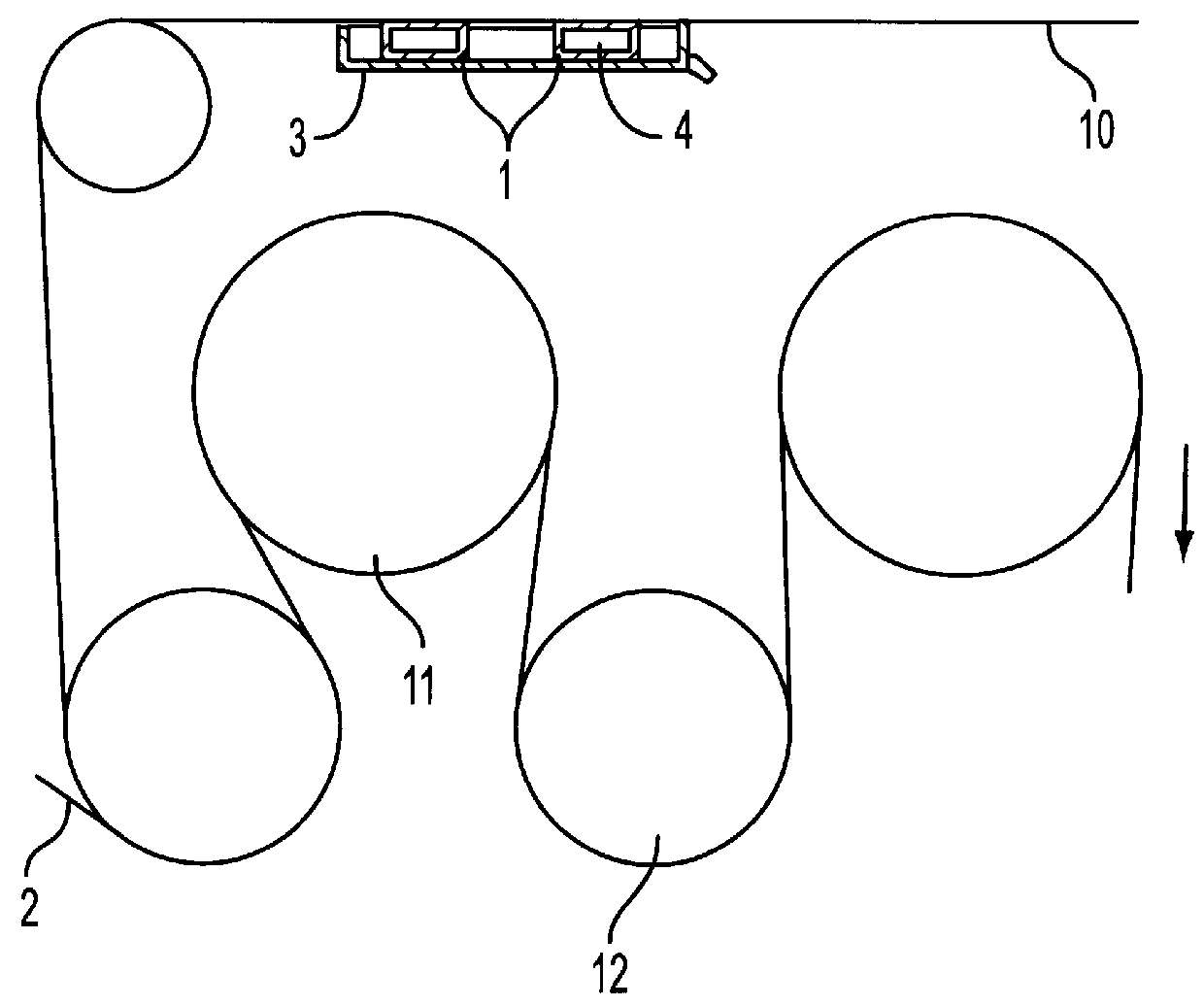 Condensation device and suction element including a condensation device