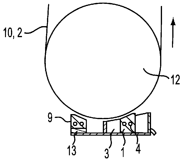 Condensation device and suction element including a condensation device