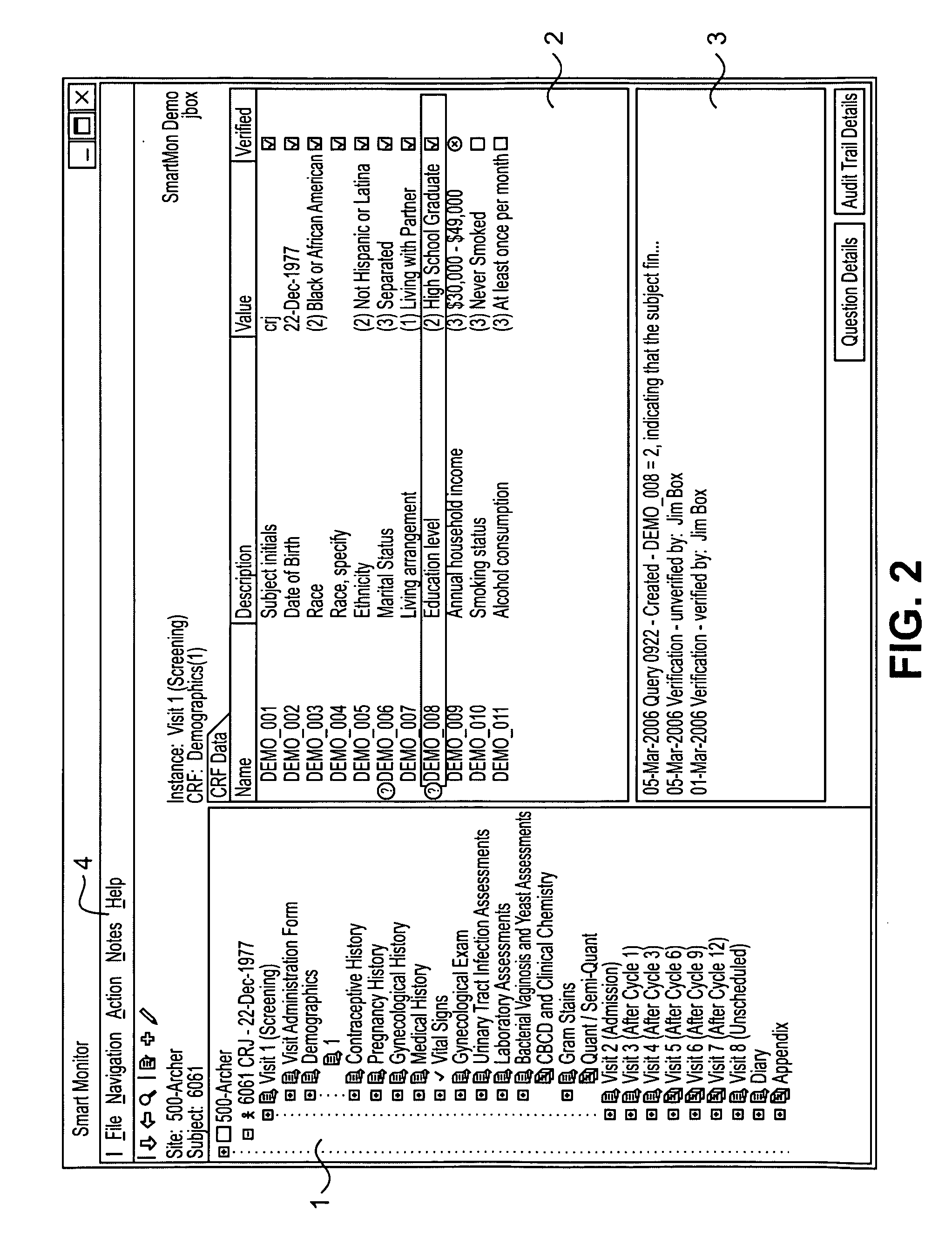 Method and System for Verification of Source Data in Pharmaceutical Studies and Other Applications