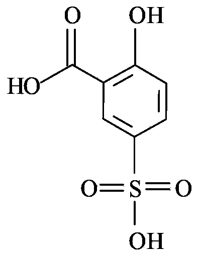 Purification method of 5-sulfosalicylic acid