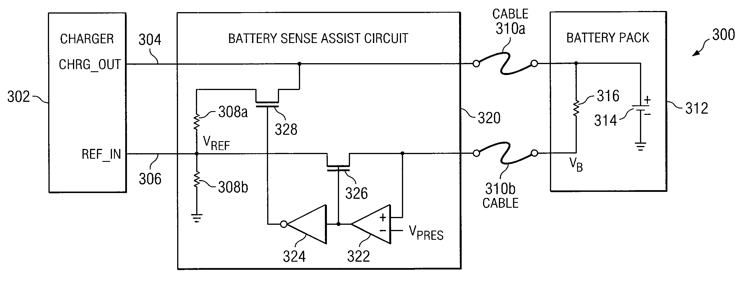 System and method for remote battery sensing