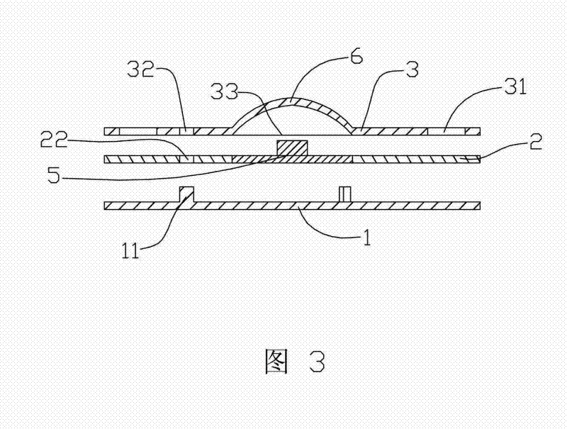 Packaging structure for light emitting diode light source