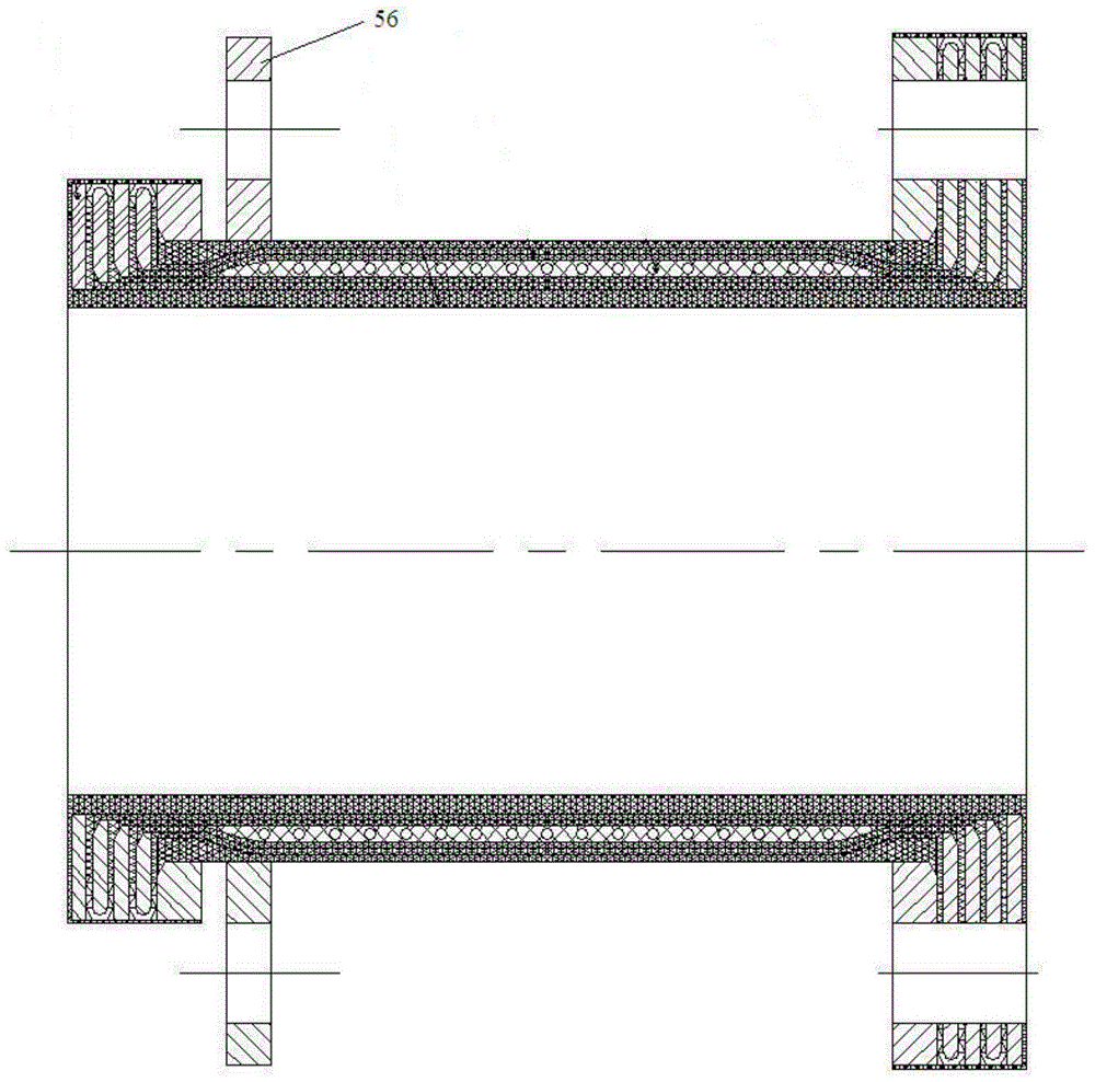 Compensator for slurry balance shield mud circulation system