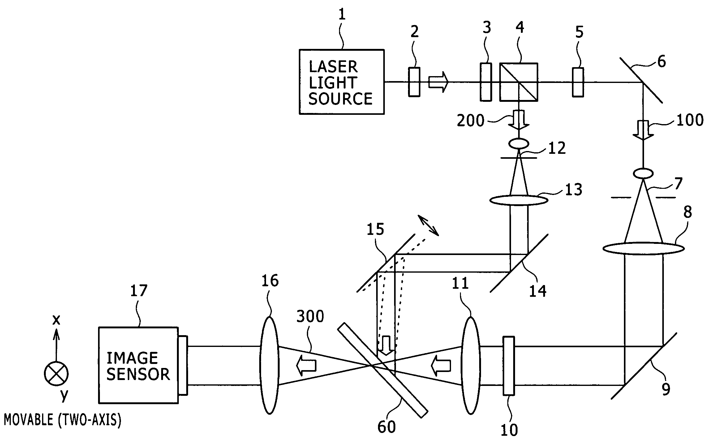 Hologram apparatus, positioning method for spatial light modulator and image pickup device, and hologram recording material