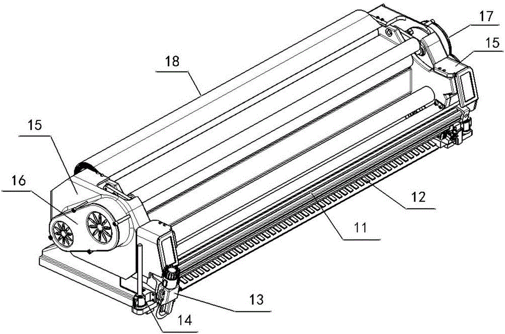 Full-automatic cloth paving and cutting integrated machine