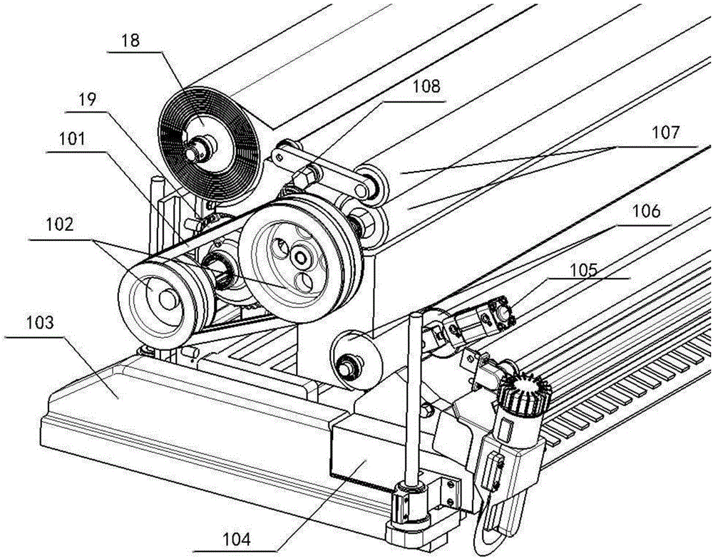 Full-automatic cloth paving and cutting integrated machine