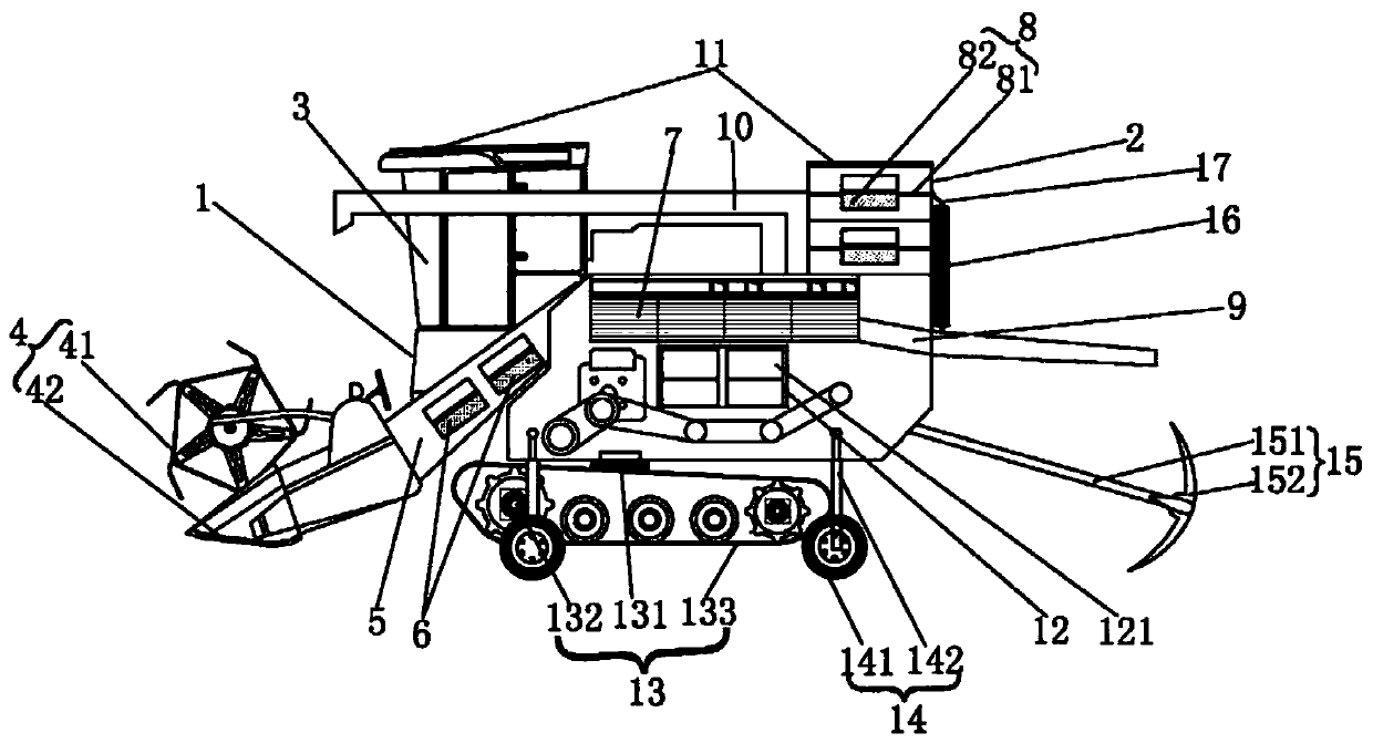 Multifunctional rice harvester