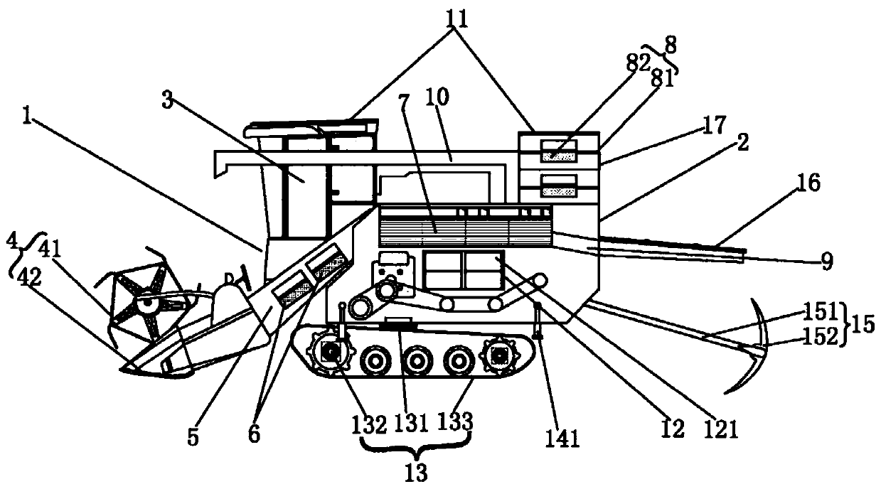 Multifunctional rice harvester