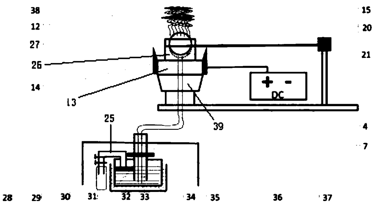 Spherical-to-brush type batch nanofiber yarn processing device and method of using the same