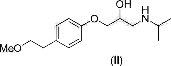 Preparation method of related substance E of metoprolol