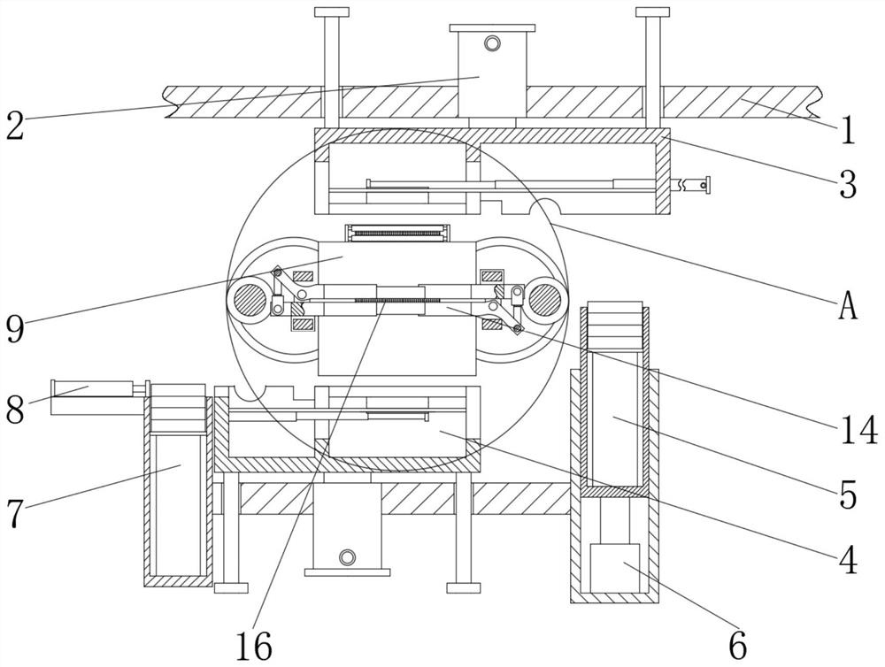 Lithium battery Z-shaped lamination device