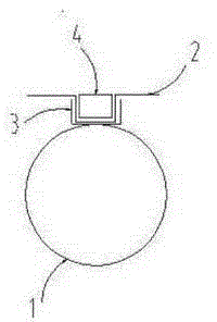 Isolating device for seed production of hybrid rice